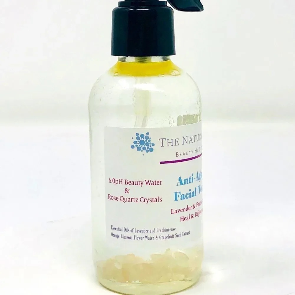 Anti-Aging Cooling Face Mist with Rose Quartz 6.0ph Japanese Beauty Water - Picture 4 of 13
